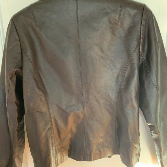Tribeca Studio Genuine Warm Leather Jacket, Size M - Picture 3 of 3